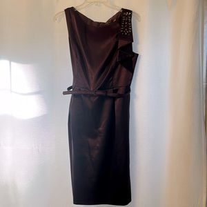 Eliza J Plum Cocktail Dress